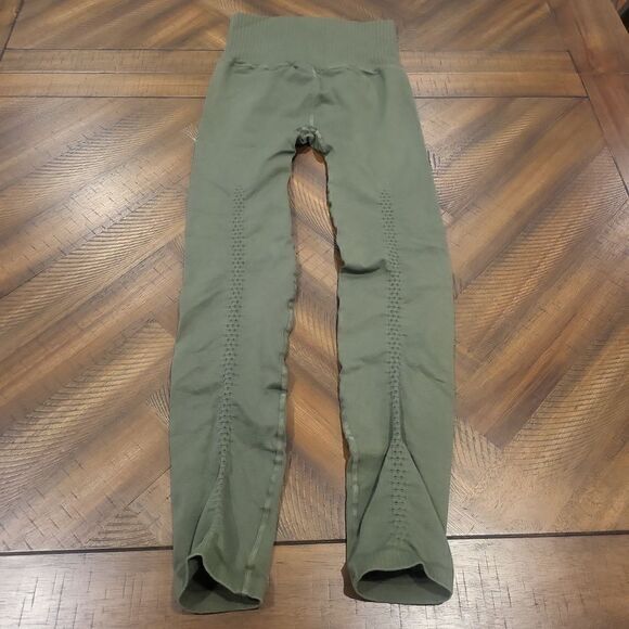 Free People Good Karma Leggings Secret Moss Green XS/S - Picture 7 of 8